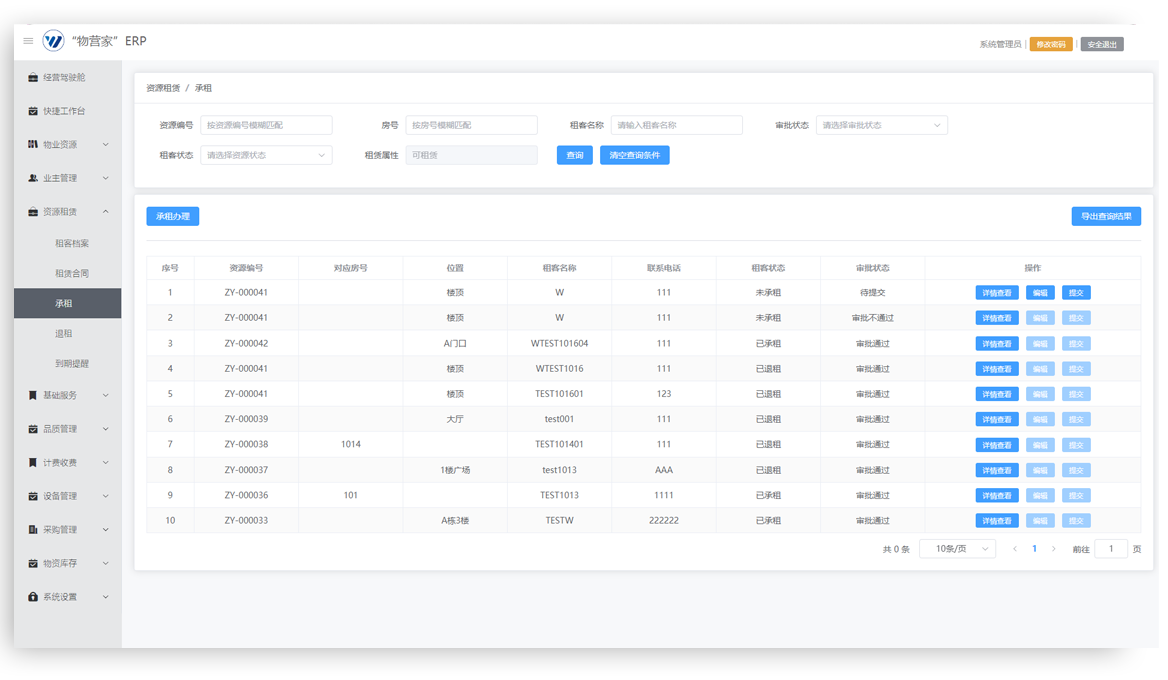 业财一体化-社区服务